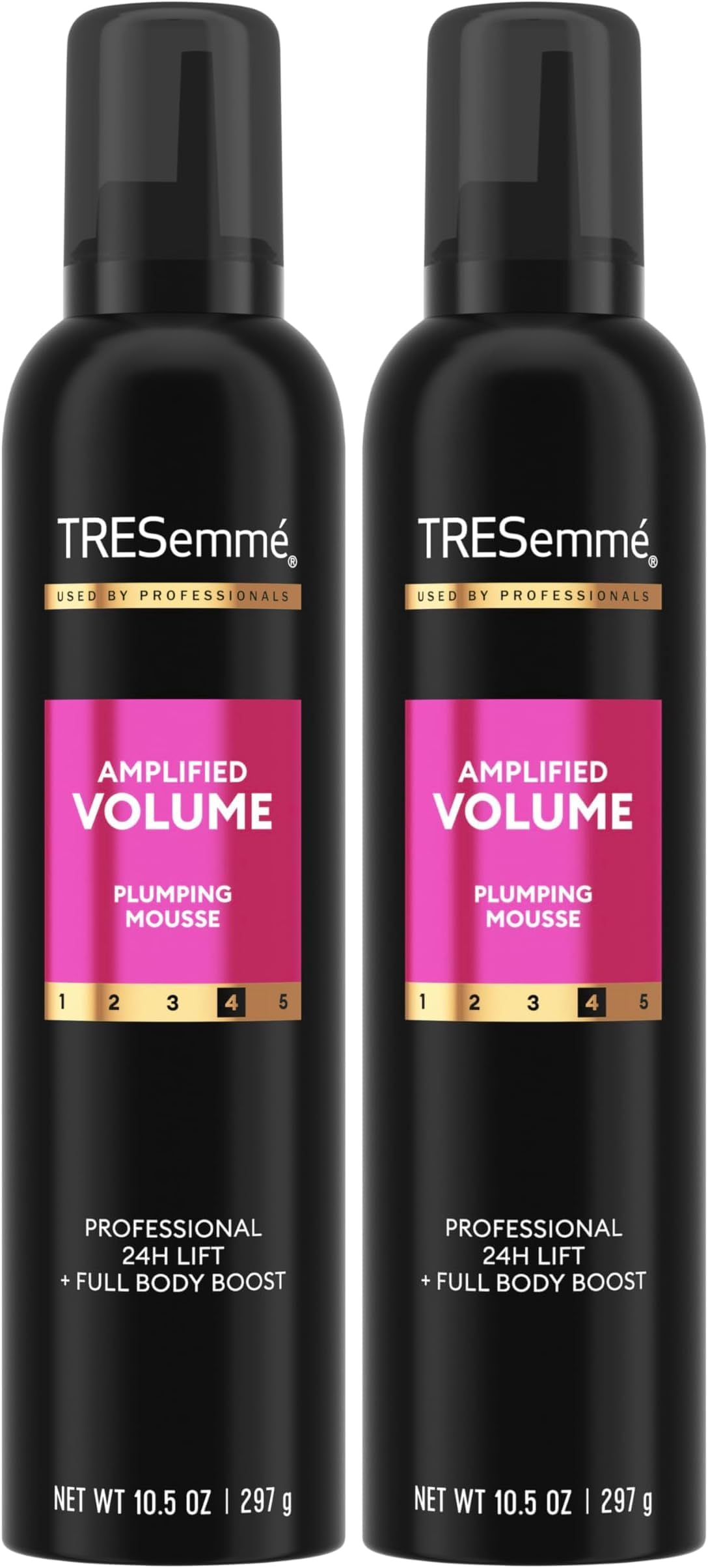 TRESemmé Plumping Mousse | Total Volume | 24H Lift | 10.5 oz | Pack of 2