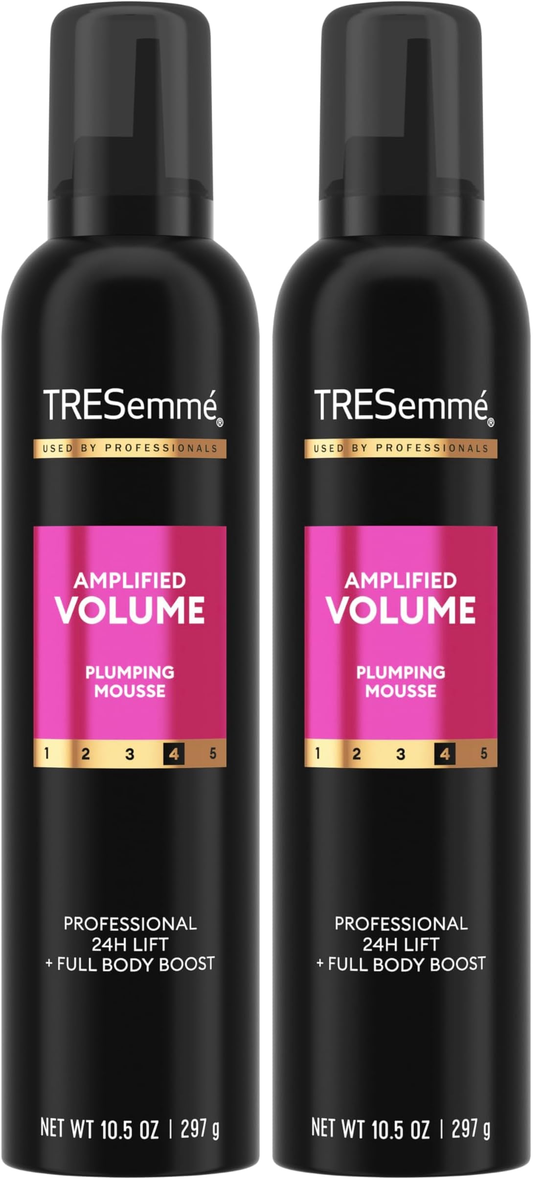 TRESemmé Plumping Mousse | Total Volume | 24H Lift | 10.5 oz | Pack of 2