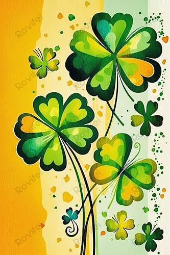 Miniatura 1 de Hermoso rompecabezas de 300 piezas de trébol para adultos, rompecabezas de madera ecológicos, manualidades personalizadas vívidas y coloridas, para