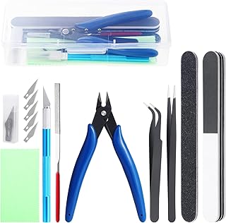 Habwea 9 peças ferramentas modelo Gundam Model kit de modelo, Gunpla fabrico construção de passatempos profissionais fer...