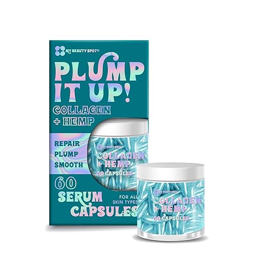 Miniatura 3 de My Beauty Spot Cápsulas de suero facial, 60 unidades, suero de vitamina C calmante antiarrugas, suero de ácido hylunárico, suero de colágeno para