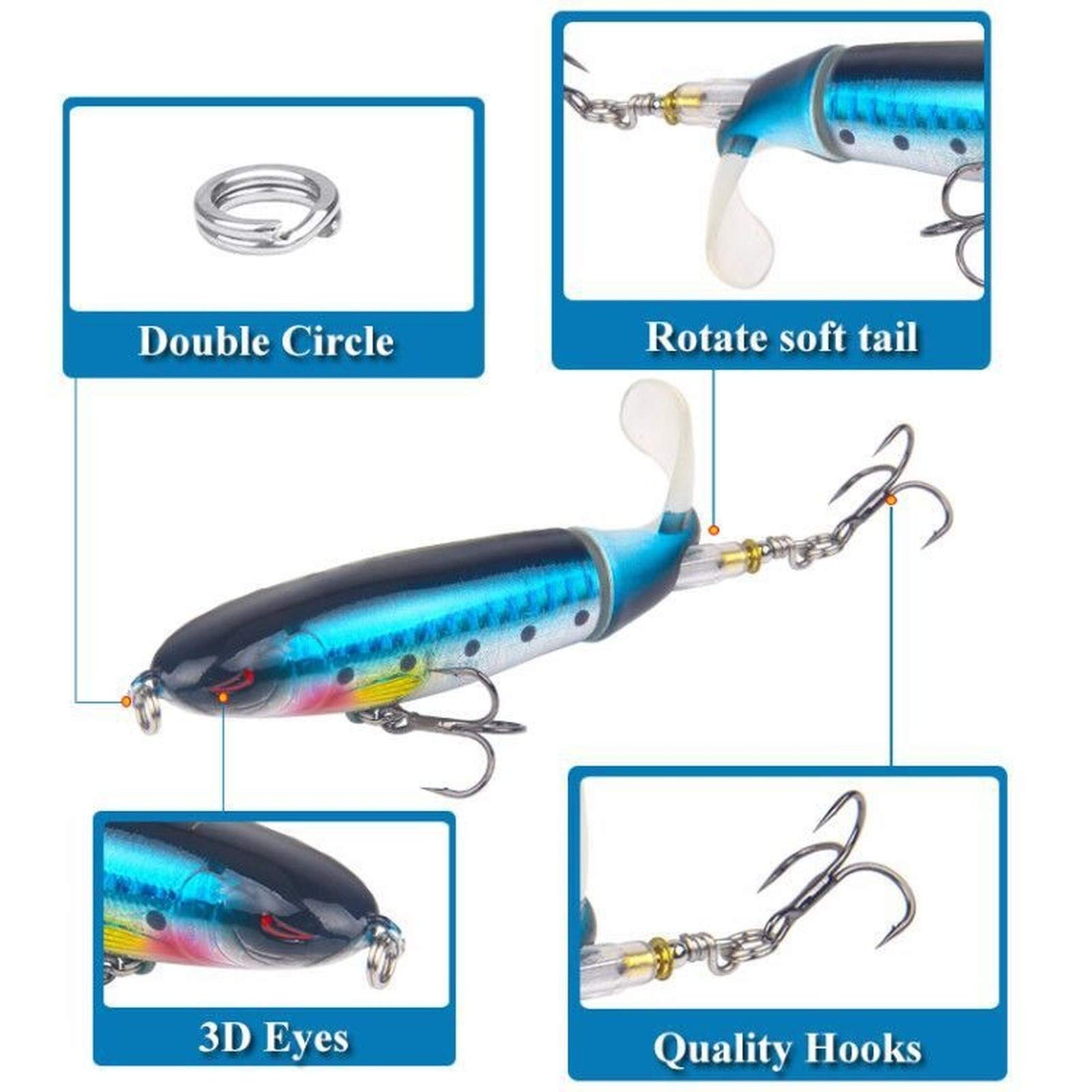 Hameçons Ronds Eau Douce/salée – Lot Complet Avec Fil Et Corde, Pour Kayak, Rivière, Lac
