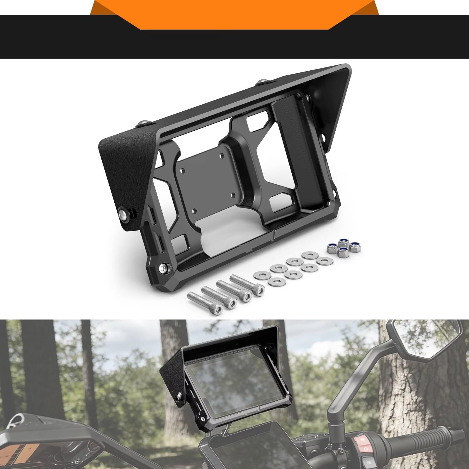 Boîtier D'odomètre Pour Garmin Pour Zumo XT2 Étui De Protection Pour Appareils 6" Avec Pare-soleil Réglable