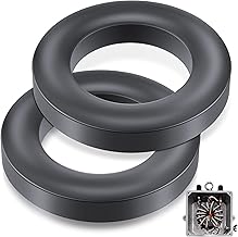 2 Pack Toroid Ferrite Core Compatible with FT240-43 Ferrite Ring 2.4” to Reduce Signal Loss for RFI EMI RF HF Wires Suppression, EFHW and Power Transformers