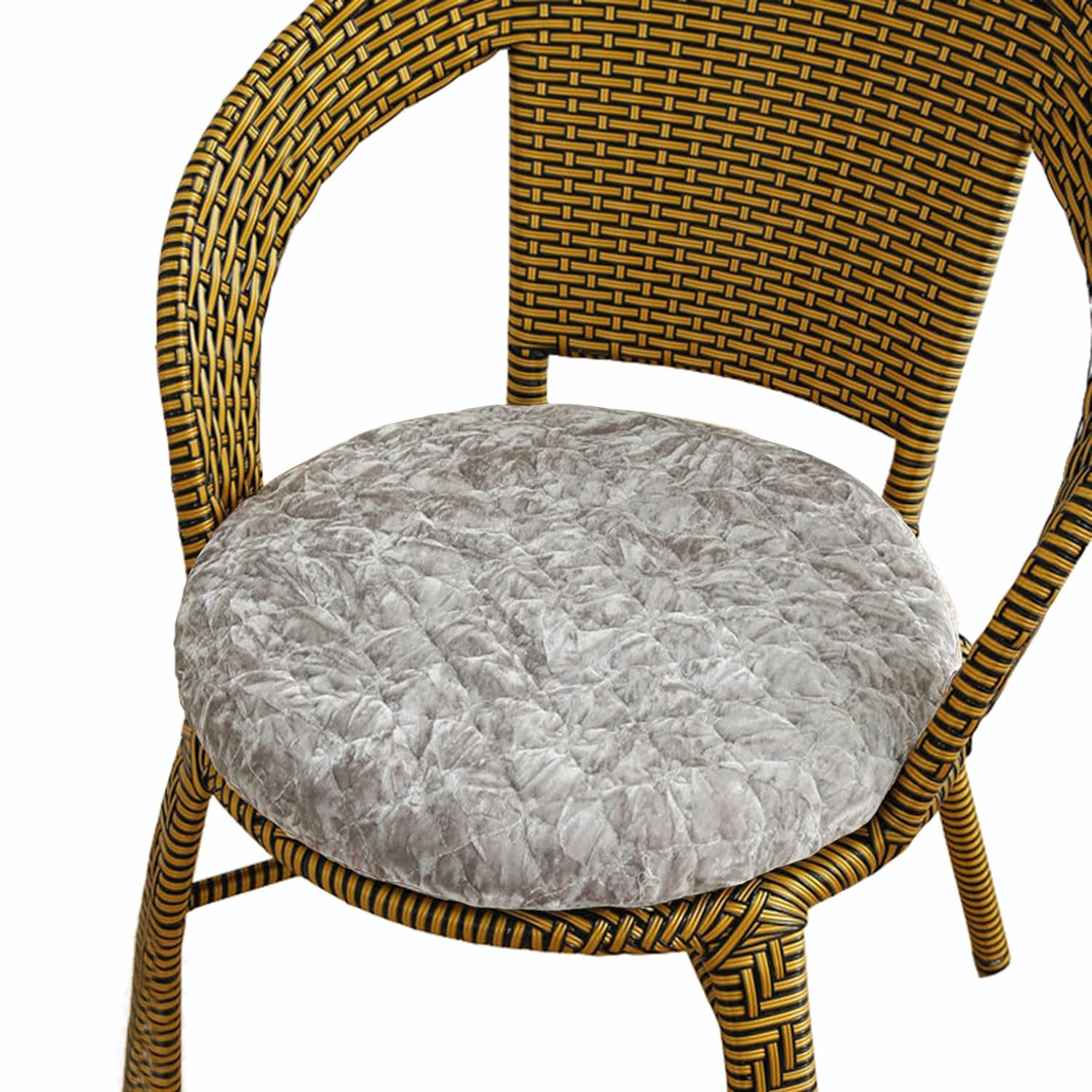 Round Chair/Seat Cushion Indoor/Outdoor Chair Pads Round Seat Cushions Garden Patio Home Cushions with Removable Covers - Diameter 12/14/16/18/20 for Yoga Living Room Balcony Office(16,35cm/14in)