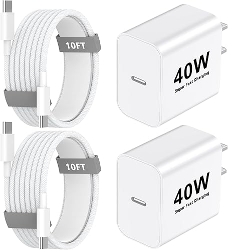 Miniatura 12 de [Certificado Apple MFi] Cargador de iPhone de carga rápida de 6 pies compatible con iPhone 14/13/12/11 Pro Max/Xs Max/XR/X, paquete de 2 unidades de