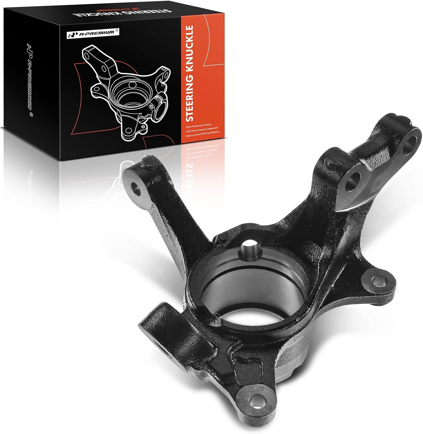 A-Premium Front Left Suspension Steering Knuckle Compatible with Lexus RX330 2004-2006, RX350 2007-2009, RX400h & Toyota Highlander 2004-2007, Sienna 2004-2010, Driver Side