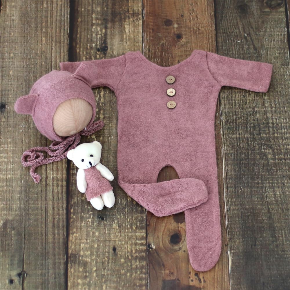 Newborn Photography Props Boys Outfits Baby Photo Props Bear Newborn Photography Outfits for Baby Boys Photoshoot