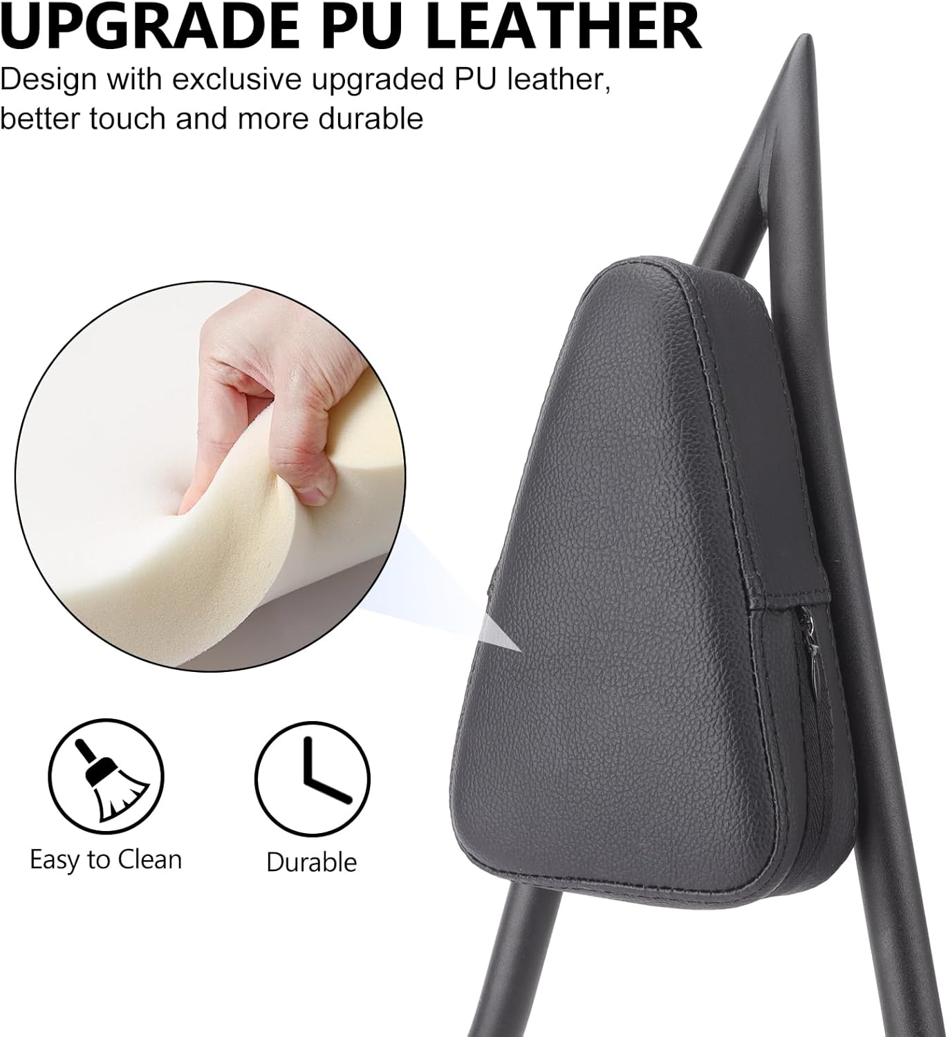 Motorcycle Detachable Rear Sissy Bar, Passenger Backrest for Kawasaki Eliminator 450 500 2024-2026 (Black)