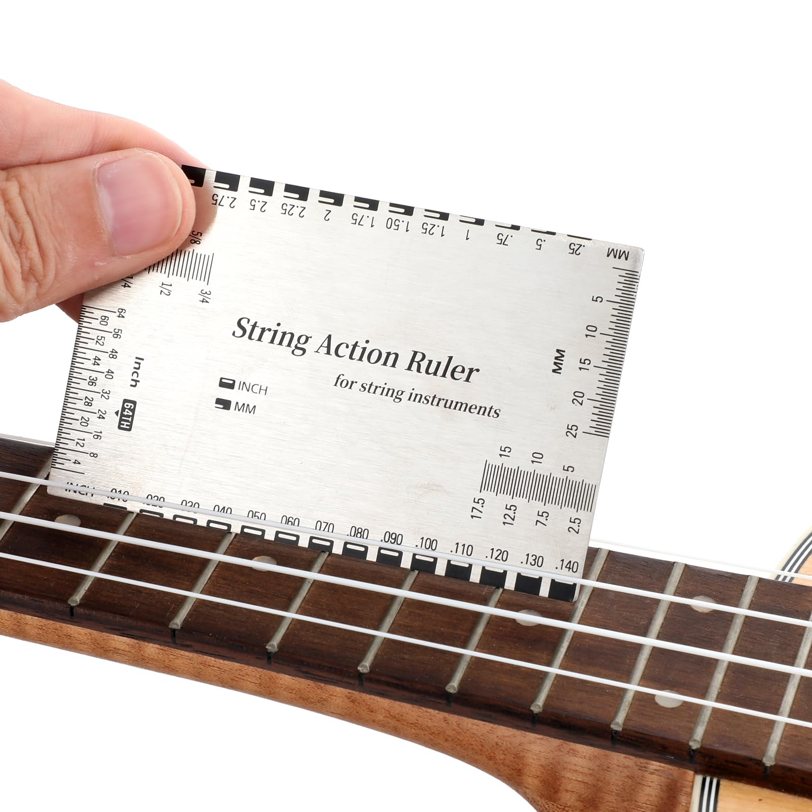 LIQWEI Guitar Action Gauge, Guitar String Action Gauge, Guitars Actions Gauges Ruler Luthier Tools - Image 2