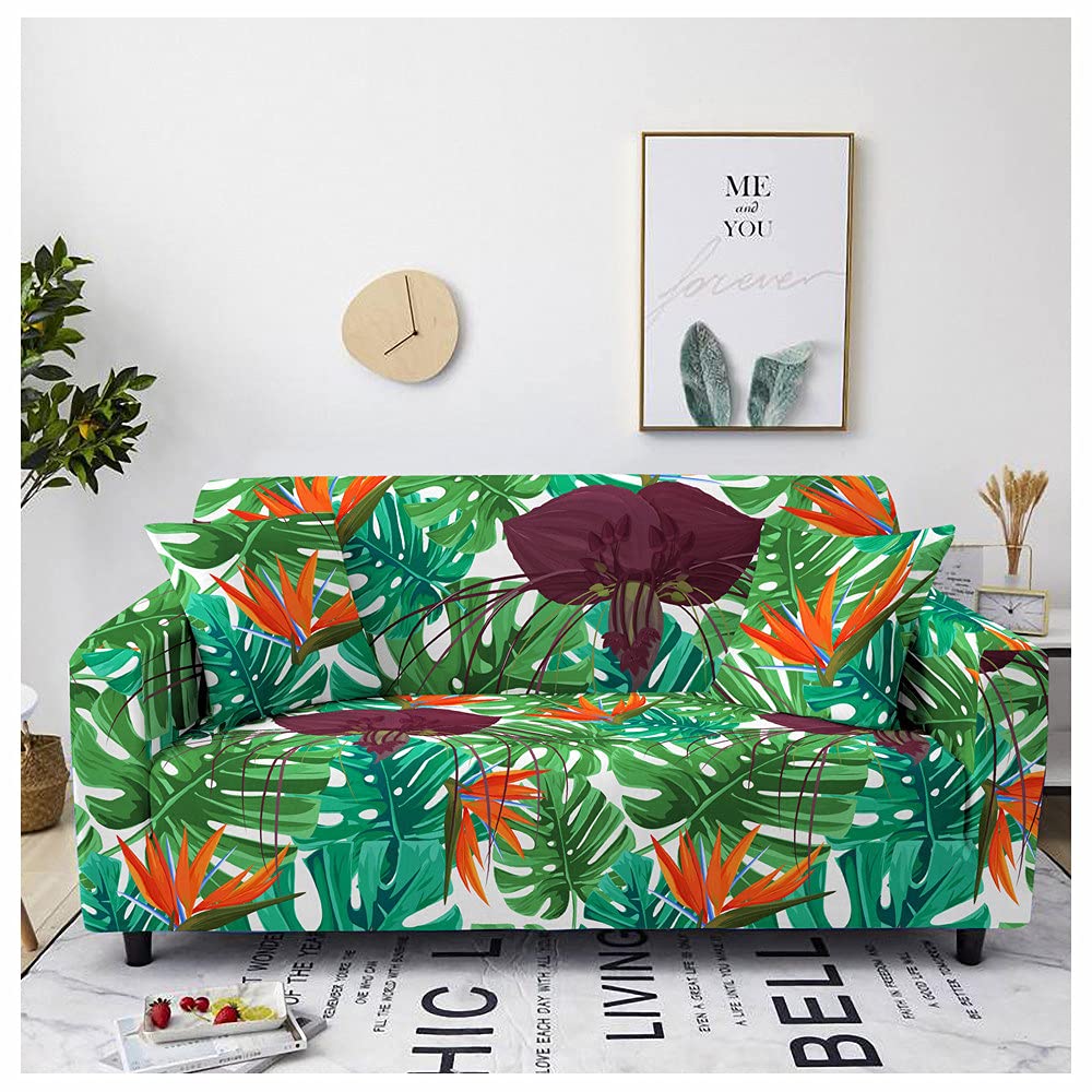 Housse de canape extensible antiderapante contre les taches de salon