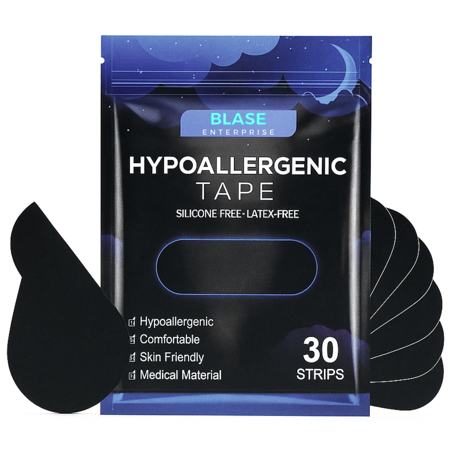 30 Pcs Sleep Strips Mouth Tape for Sleeping Anti-Snoring Strips for Improved Nose Breathing Snore Reduction Mouth sticker Stop Snoring Sleep Aids Anti Snoring Devices (30 Pcs Sleep Mouth Strips)