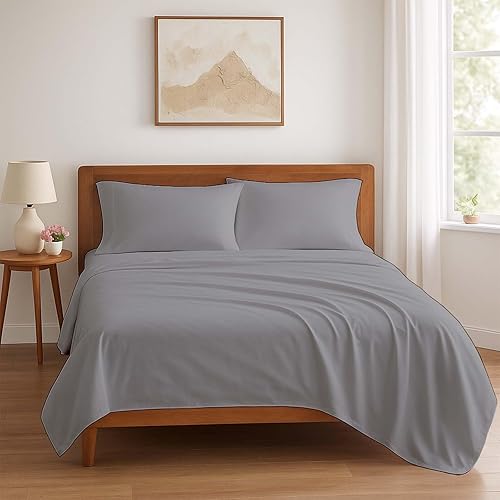 Juego de sábanas de microfibra 1800 de 4 piezas para autocaravanas y cámper, bolsillos profundos, sábanas bajeras de 6 a 10 pulgadas, frescas y