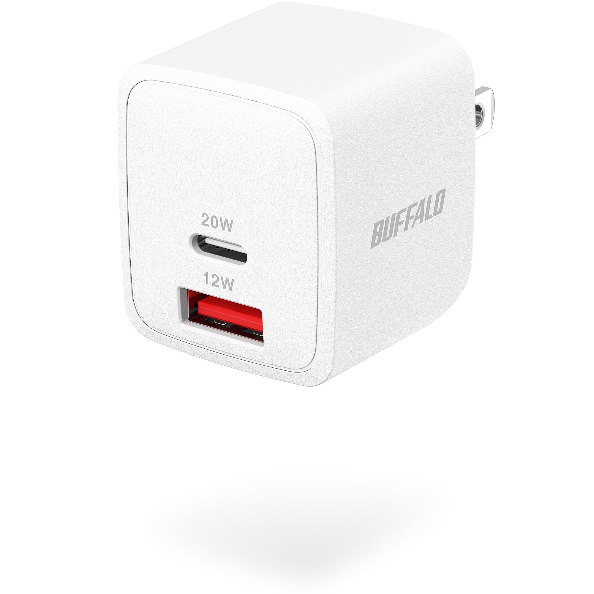 バッファローの携帯式充電器 Amazon | バッファロー 充電器 20W 2ポート USB-C & USB-A USB PD対応
