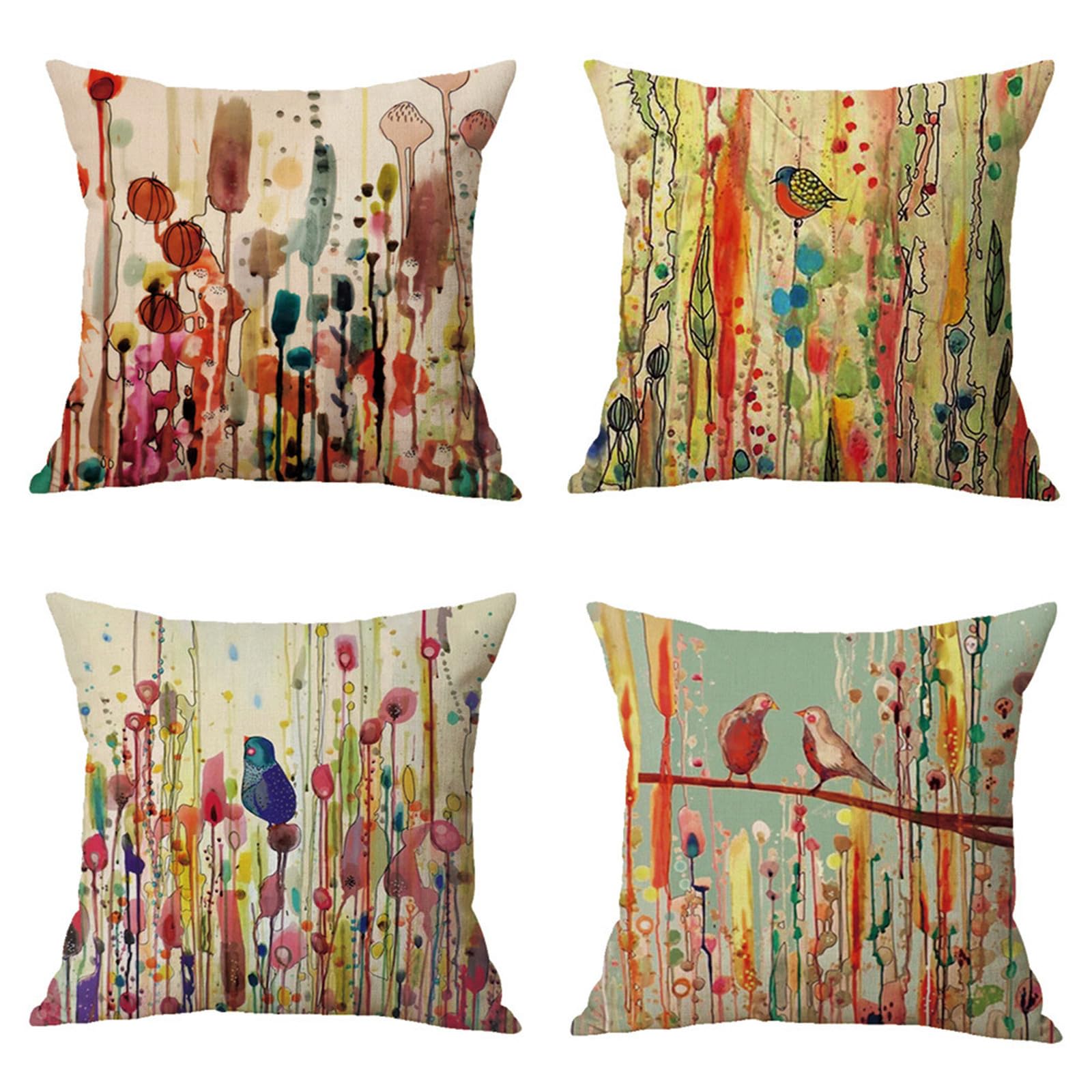 Taie d'oreiller en lin 45x45 cm : protégez et relookez facilement vos coussins de canapé usés