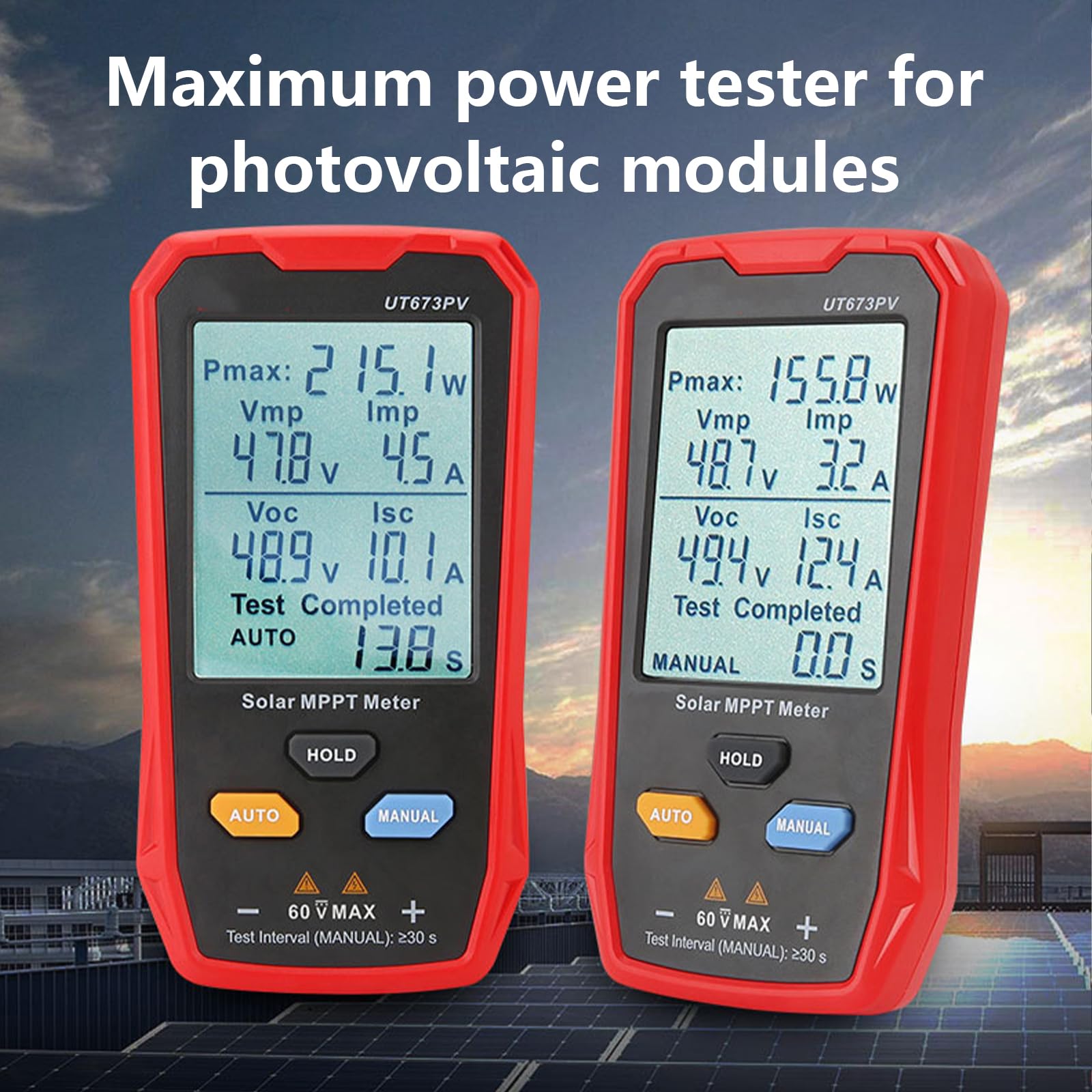 Multimetro fotovoltaico Tester per pannelli solari MPPT Meter Strumento di risoluzione dei problemi a circuito aperto per tester del pannello di prova