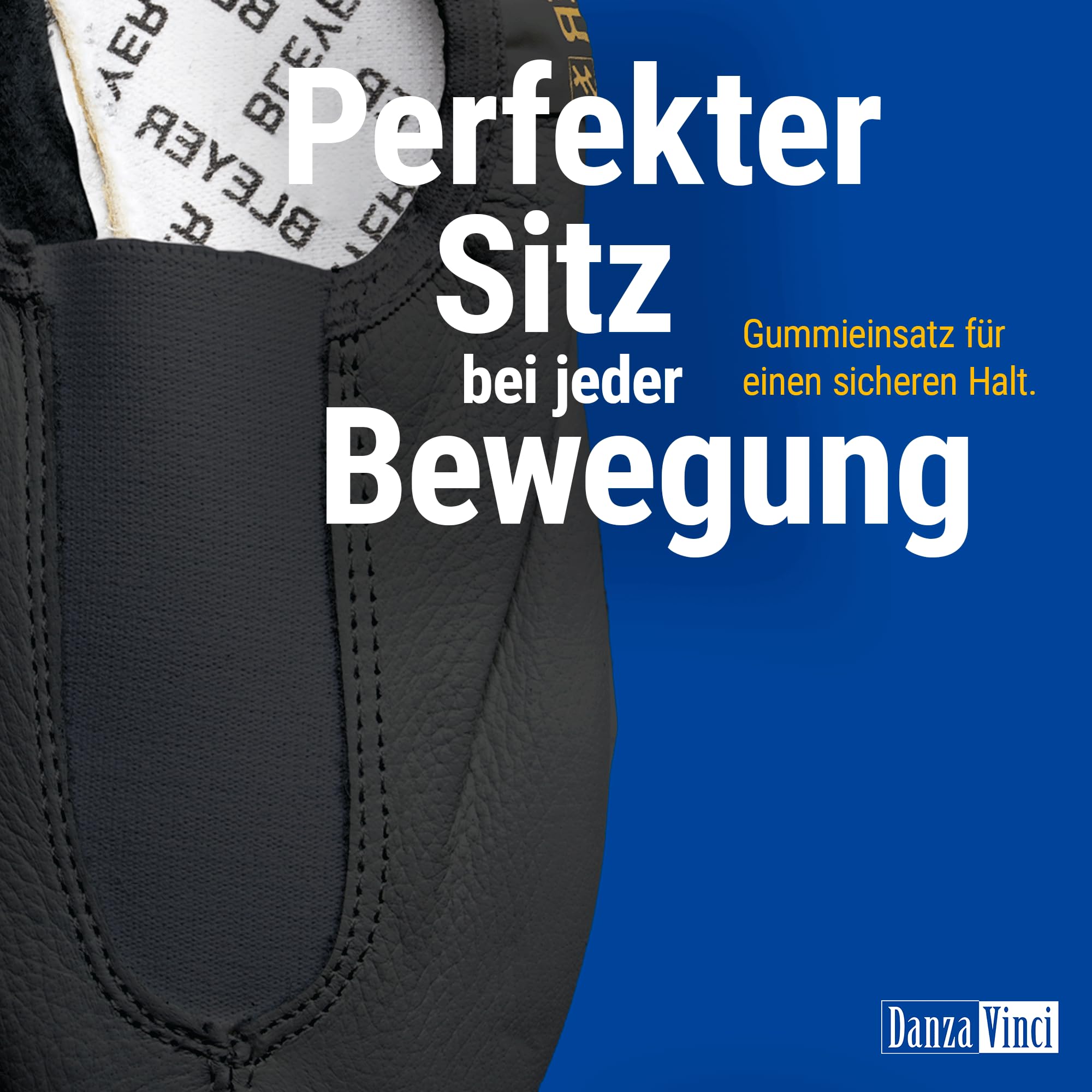 Bundle Bleyer Voltigierschuh 3841 Moskau-V mit Chiffonbeutel, Gymnastikschuhe rutschfest