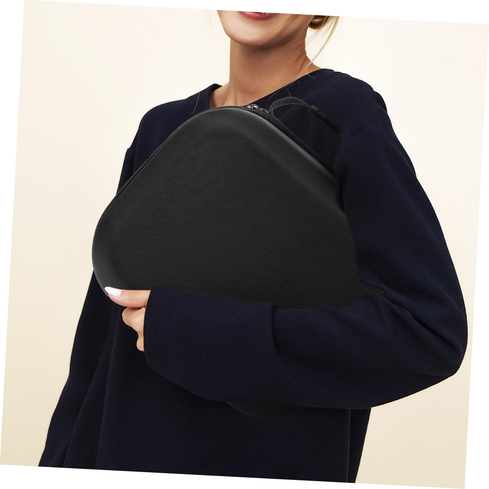 Estuche de Transporte para Gafas VR Negro de Eva Cremallera | Protección para Viaje y Uso Diario, Formato Portátil, Bolsa de Almacenamiento para Gafas de Realidad Virtual