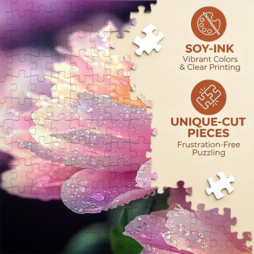 Loto Morado Puzzle 5000 Piezas, Rompecabezas Adultos Puzzle, Desafiante Puzzles de Decoración Juego de, Entretenimiento Juego Educativo para Toda la Familia, para Regalo Decoración DX0YL7-1078