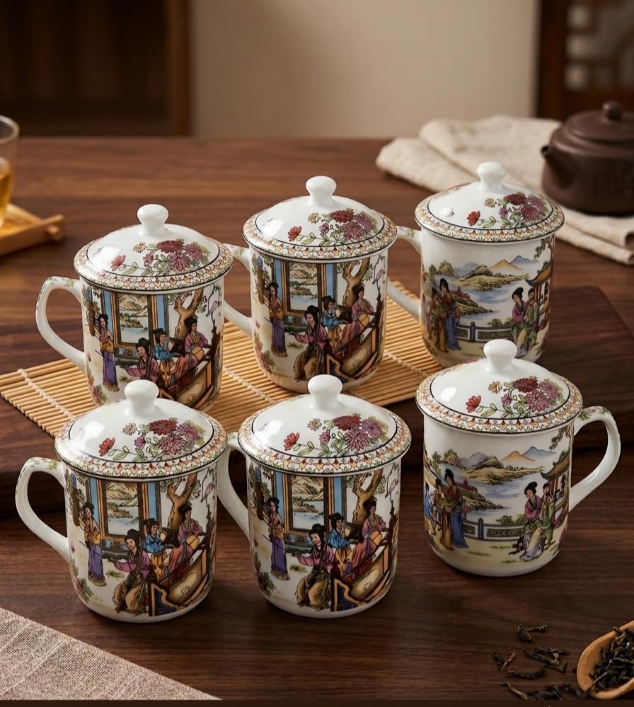 Image of Thai Tea Cups (Oriental Garden)