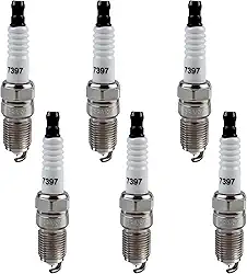 E-SHIN Velas de ignição irídio 6 peças 7397 3186 TR5GP compatíveis com Cadillac Escalade V8 Chevy Express1500 Ford Ranger V6 GMC Savana 1500 V8