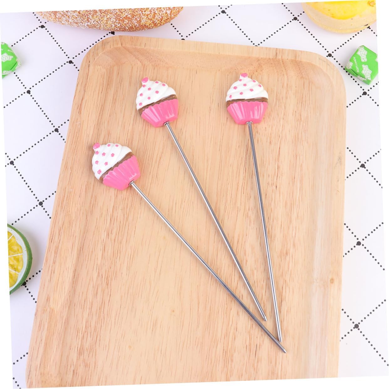 Stainless Steel Probe 4Pcs Heart Shape Baking Tool