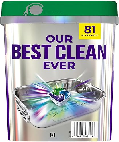 Miniatura 2 de Cascade Platinum Plus ActionPacs Cápsulas de detergente para lavavajillas, aroma fresco (81 unidades)