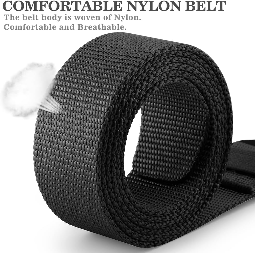 Tactical Belt, Military Nylon Web Belt for men, with Heavy Duty Quick Release Buckle, police Belt used for military training - Image 5