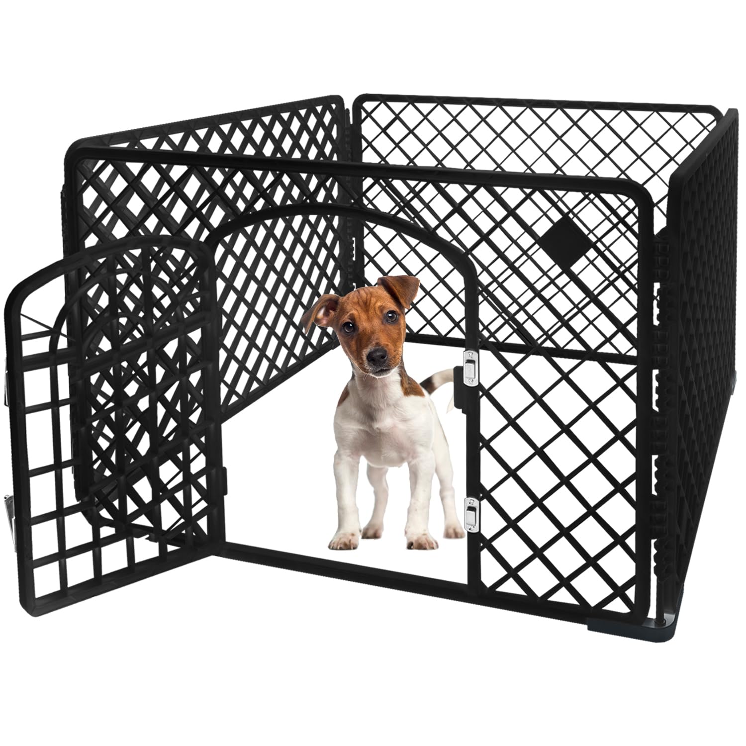 ISO TRADE Gabbie Pet Playpen - 90 x 90 x 60 cm Cage