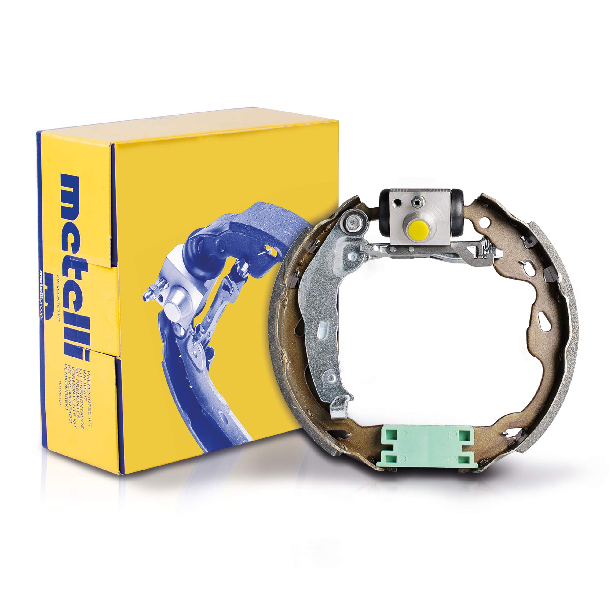 metelligroup 51-0097 Rapidkit, Kit Composto da 2 Pezzi di Ganasce Freno Premonatate, Made in Italy, Pezzo di Ricambio per Auto/Automobile, Montaggio Facile, Veloce e Sicuro