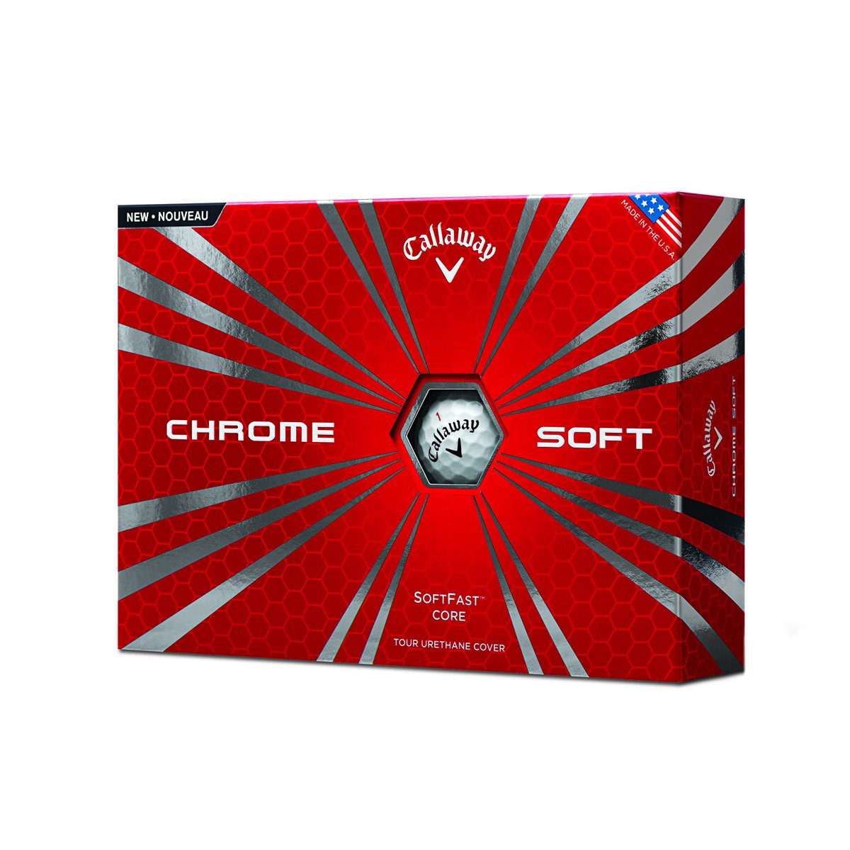 .Callaway Chrome Soft - Individuell Bedruckt mit Ihrem Text Bild oder Logo (24 STK)