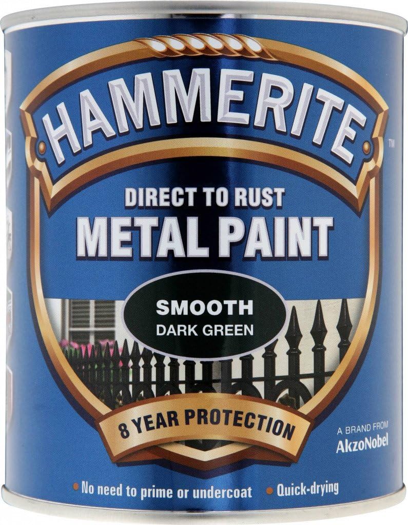 Metal Paint Smooth 750ml Dark Green by Hammerite