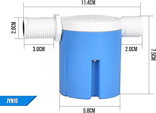Miniatura 7 de Válvula de control automático de nivel de agua de 34 pulgadas tipo interior, válvula de flotador automática de agua superior interior, válvula de