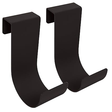 MIDE Products Aluminum Slip-on Fence Hooks, #1-06-BLACK, Pair