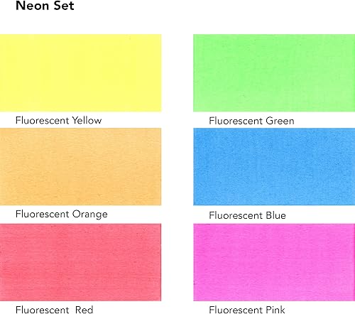 Miniatura 2 de Daler Rowney FW - Juego de tinta acrílica NEON (6 x 29.5 ml)