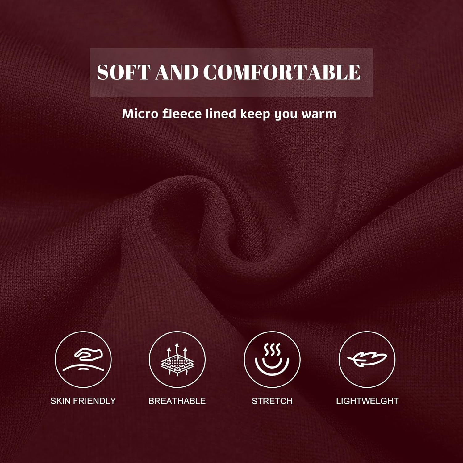 MANTORS Men's Fleece Hoodie Casual Long Sleeve 1/4 Zipper Pullover Sweatshirts - Image 5