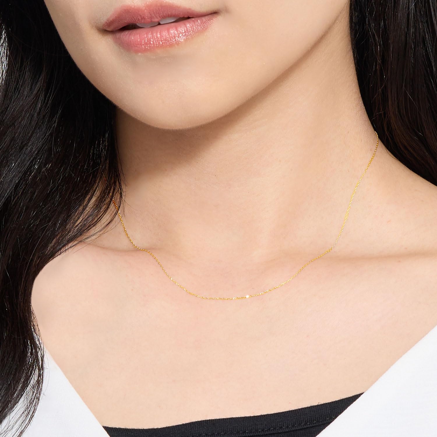 Amazon | [シアーズ] ネックレス チェーン 10金 K10 ゴールド