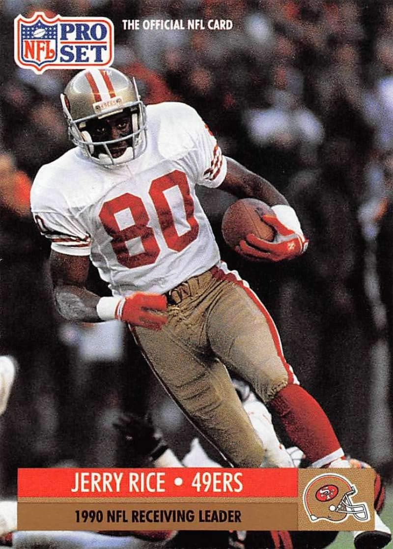 Amazon.com: 1991 Pro Set Football Card #11 Jerry Rice LL San Francisco ...