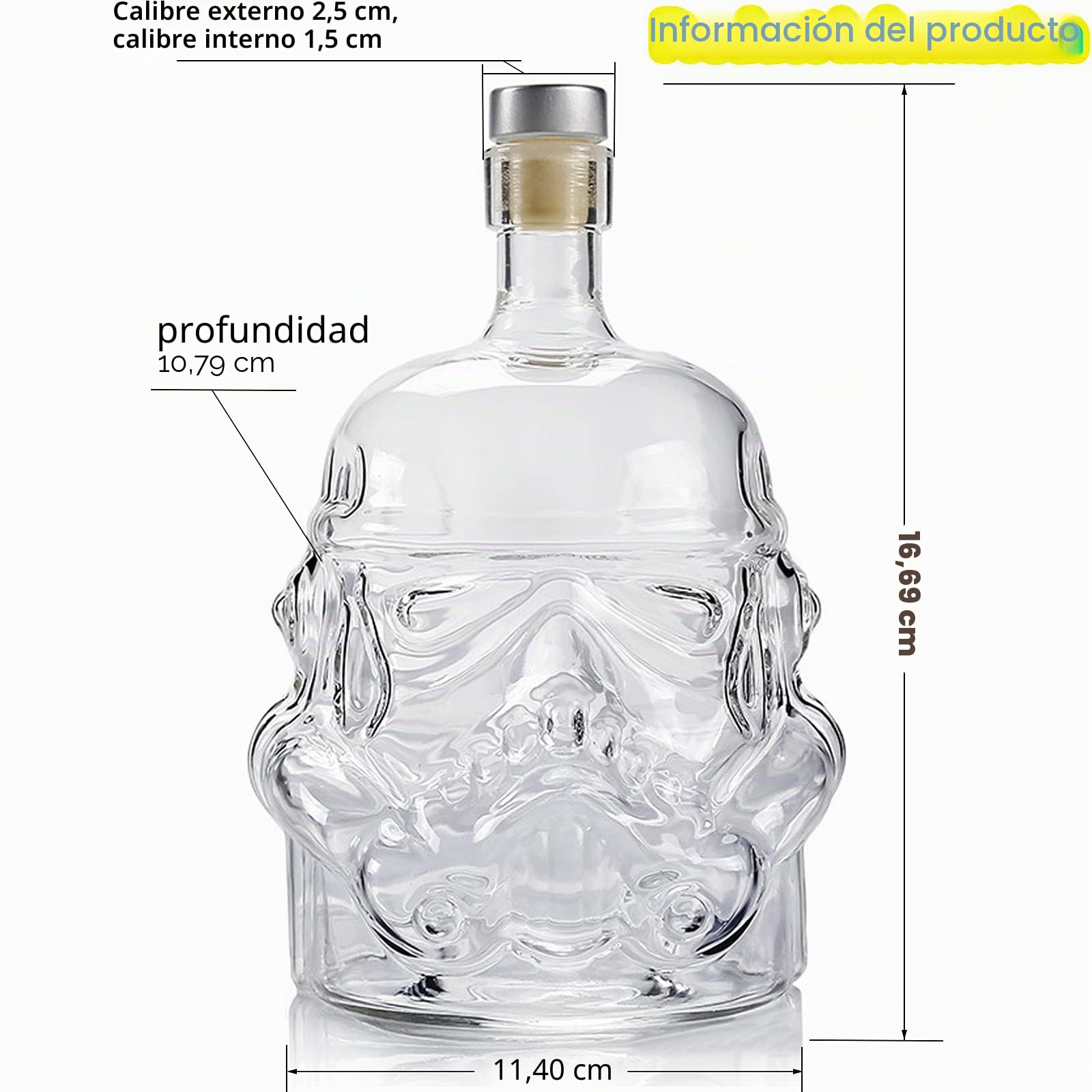 Jarra de whisky con 2 vasos, vasos de whisky, jarra de whisky para vino, licor, escocés, borbón, brandy, 750 ml