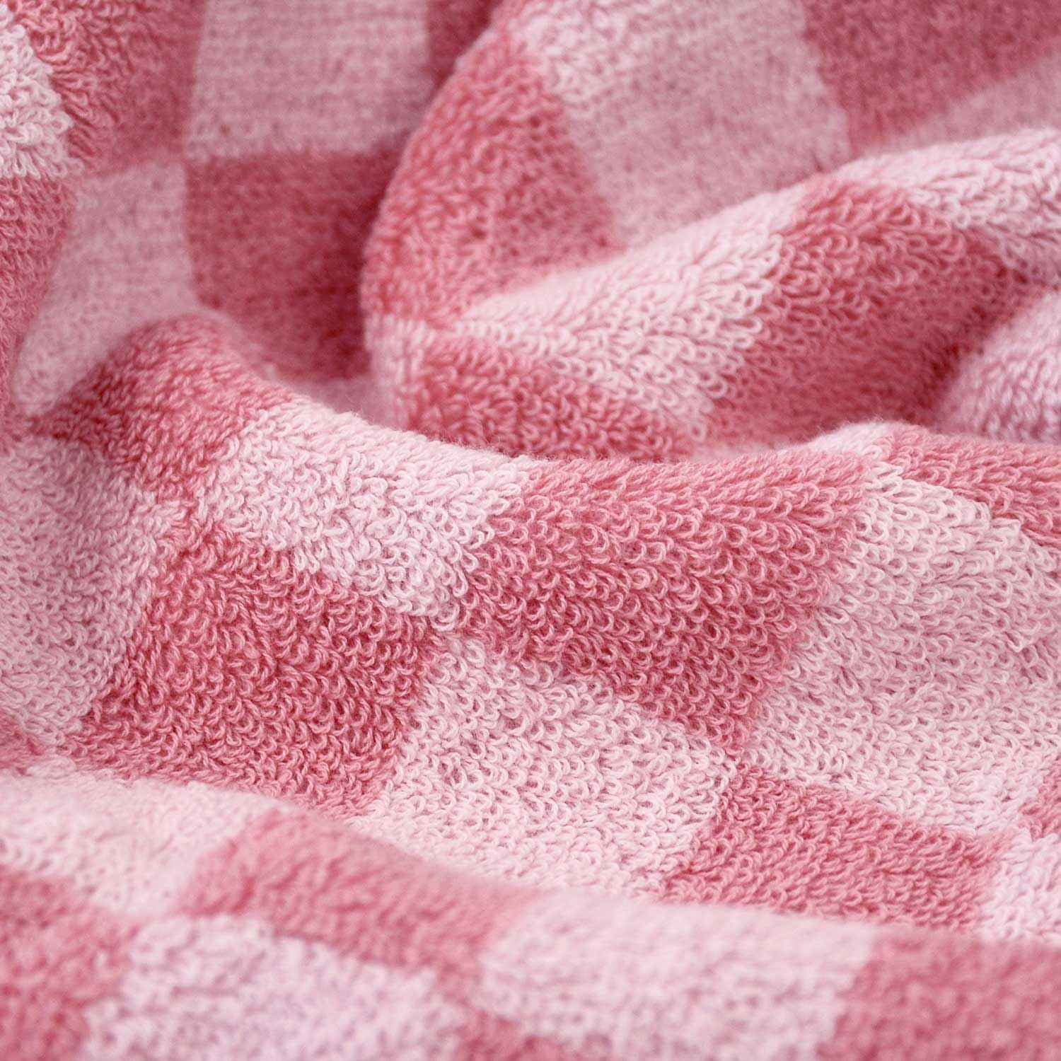 Jacquotha Soft Cotton Hand Towels in Pink Checkered - 4 Pack Lightweight Absorbent Towels for Hand Drying and Face Washing, for Women Girls Wife Daughter, 29x13 Inches - Image 5