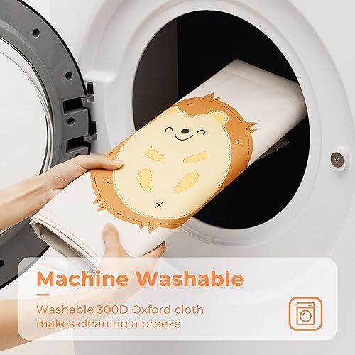 Miniatura 6 de GRANNY SAYS Caja de juguetes para niños y niñas, almacenamiento grande de juguetes con ruedas, organizador de almacenamiento de juguetes de metal