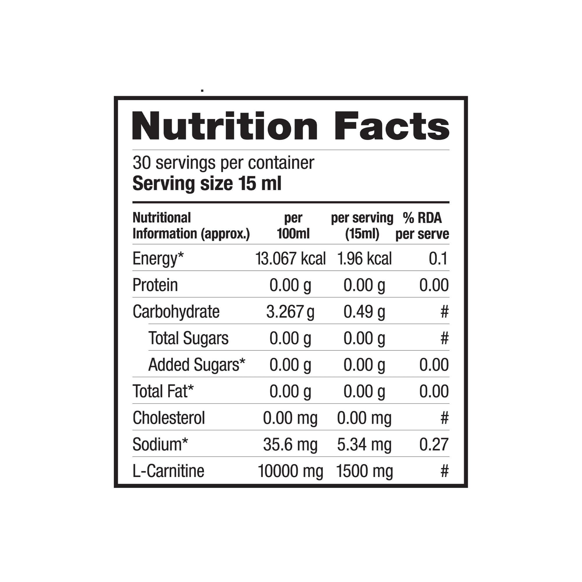 Labrada L-Carnitine 450 Ml |1500 Mg Liquid Amino Acid With 0 G Sugar — Amazon image 5