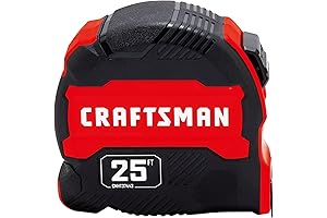 CRAFTSMAN 25-Ft Tape Measure: Precision, Strength, and Durability for Exact Measurements