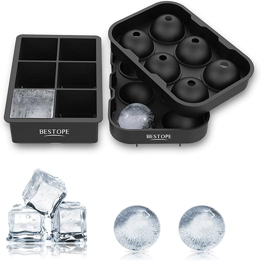 Amazon 製氷皿 シリコンまる氷アイストレー 6個大ボール製氷器 ２個セット お茶やお酒用氷が作れる製氷皿 直径4 5cm 製氷皿 オンライン通販