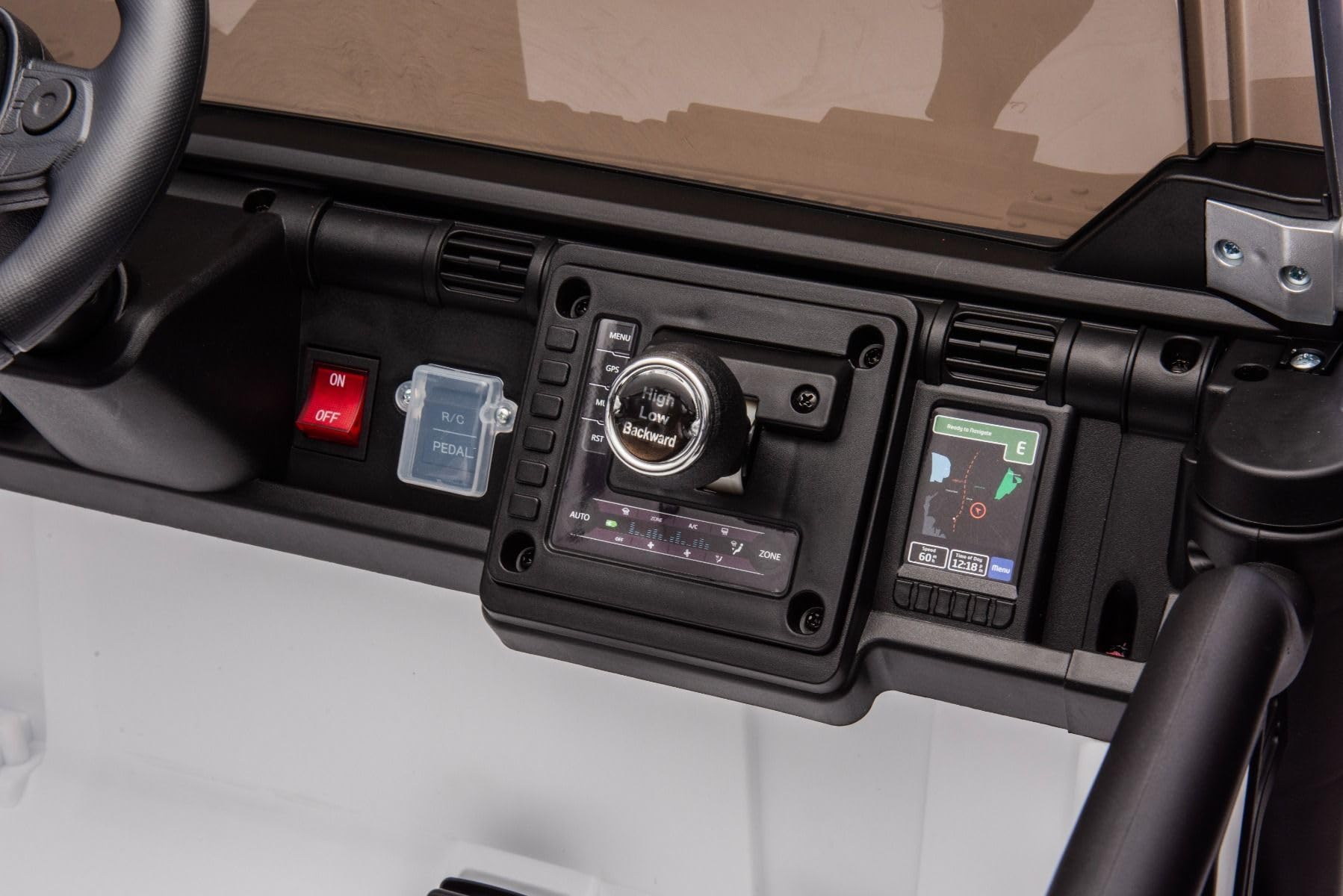 Samochód elektryczny dla dzieci Toyota FJ Cruiser XXL z napędem 4x4, oficjalna licencja (dwuosobowa), Bianca, przenośna bateria litowa, wysokie podwozie, dwa siedzenia, tylne zawieszenie
