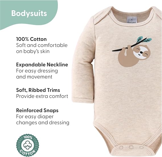 The Peanutshell Baby Layette Gift Set for Boys or Girls - 30 Piece New Born Unisex Gift Set, Baby Clothes & Newborn Essentials Must Haves - Newborn Clothes 0-3 Months - Restful Basics
