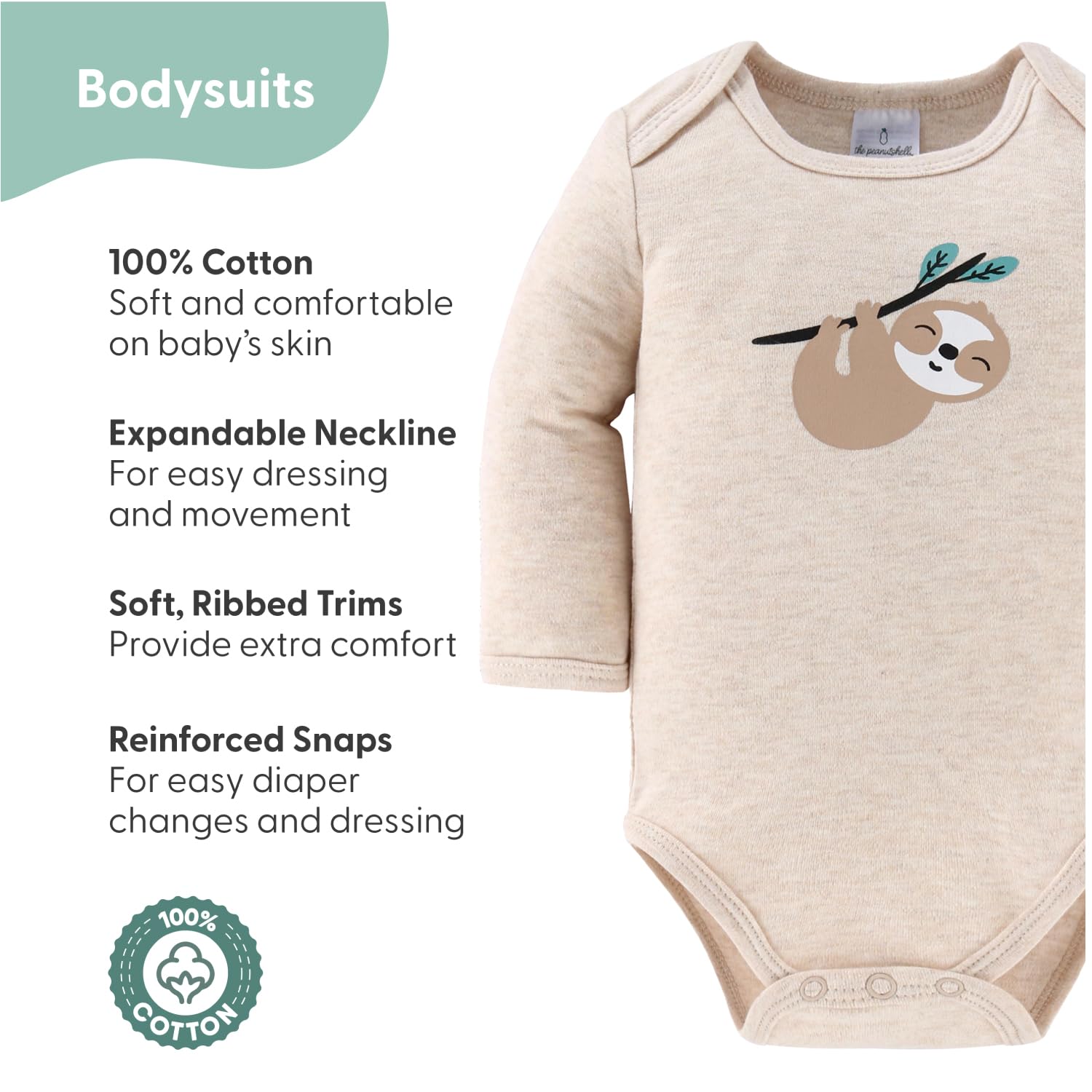 The Peanutshell Baby Layette Gift Set for Boys or Girls - 30 Piece New Born Unisex Gift Set, Baby Clothes & Newborn Essentials Must Haves - Newborn Clothes 0-3 Months - Restful Basics