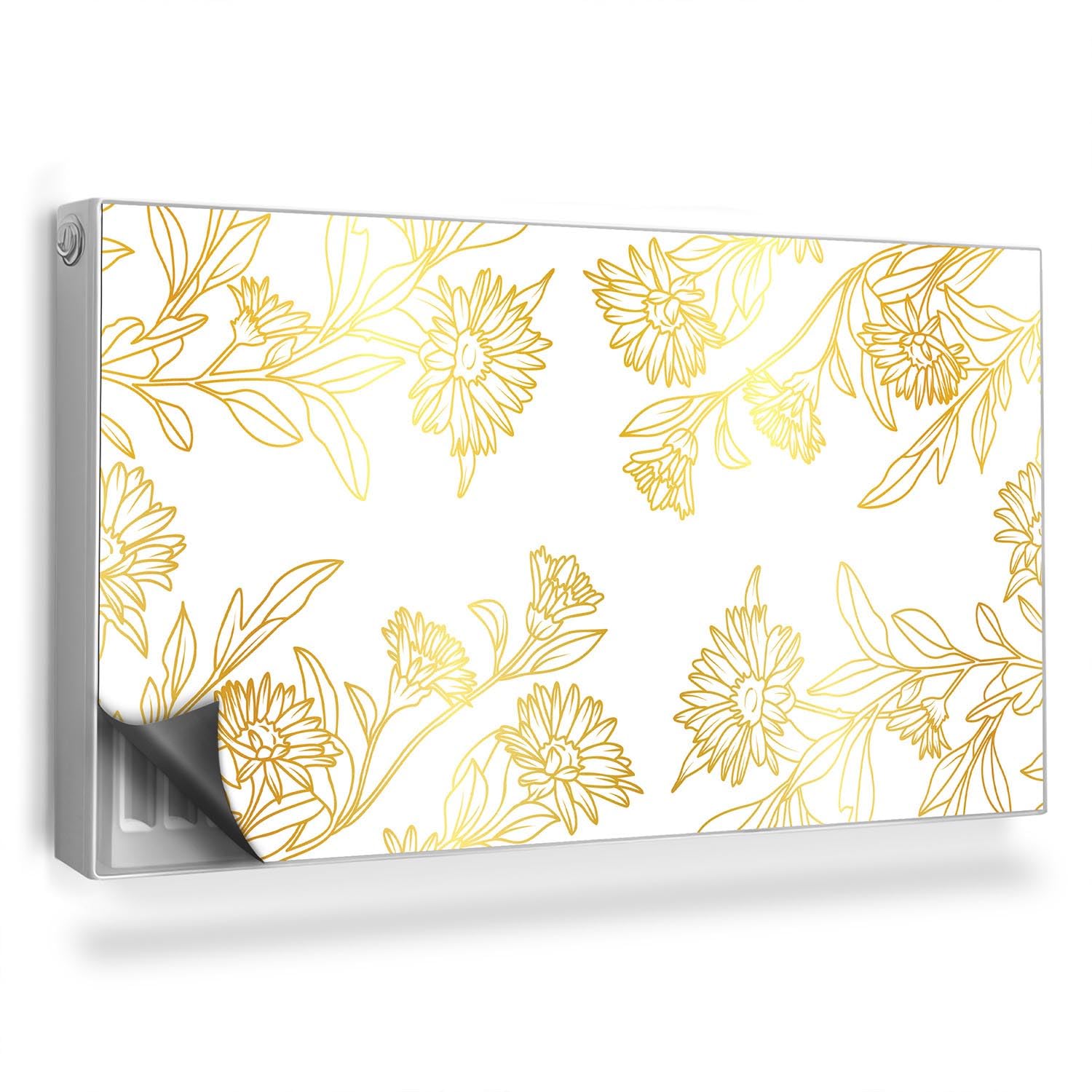 Protección contra el Polvo Cubierta Magnética Radiador 110x60 Panel Flores