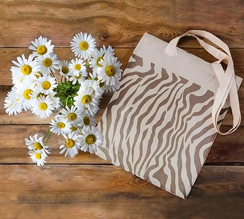 Miniatura 3 de GSS Designs - Plantillas de cebra para pintar sobre lienzo de madera, papel, tela, azulejos de pared, plantillas de piel de cebra, 12 x 12 pulgadas,