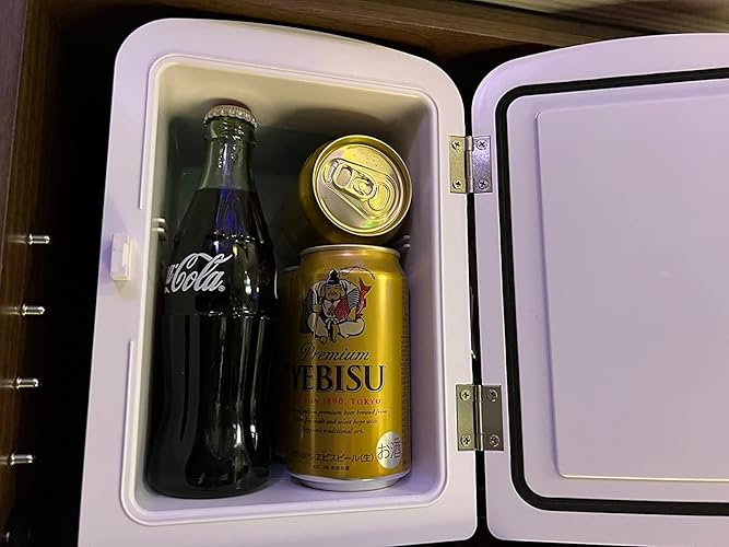 Amazon | ミニ冷蔵庫、カウンタートップ冷蔵庫、コカコーラカー冷蔵庫
